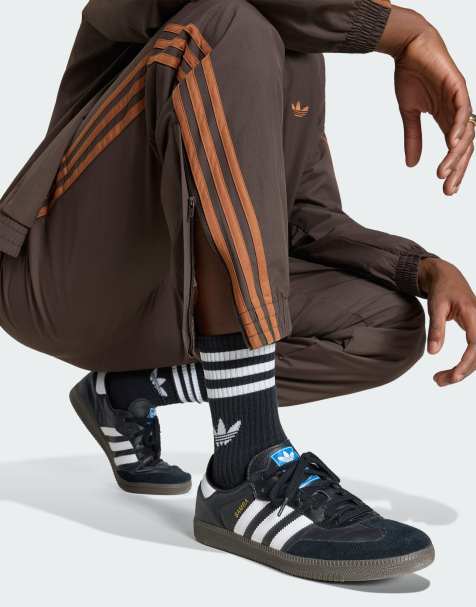 adidas Originals – Firebird – Svarta, vävda träningsbyxor - view 1