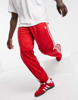 adidas originals joggers red