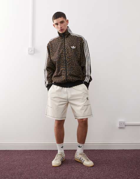 adidas Originals - Firebird - Top de survêtement ample - Imprimé léopard - view 1