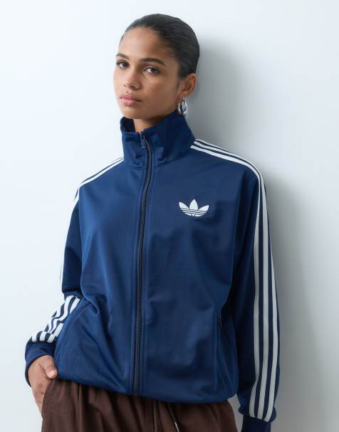 adidas Originals Firebird top della tuta ampio navy - view 1