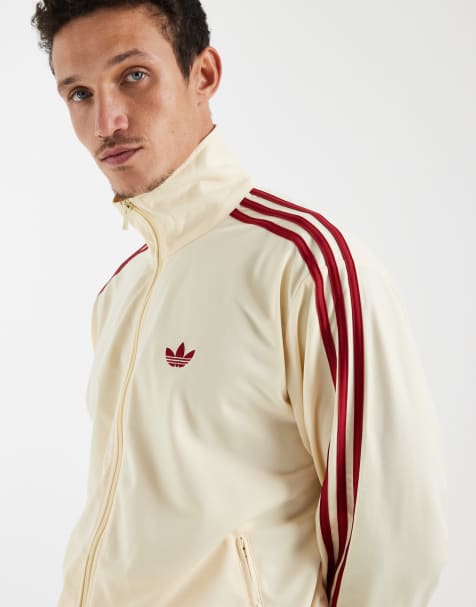 adidas Originals - Firebird - Top sportivo color vaniglia caldo e team victory - view 1