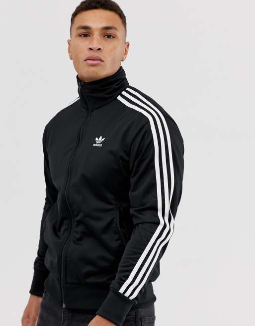 adidas Originals firebird track jacket in black | ASOS