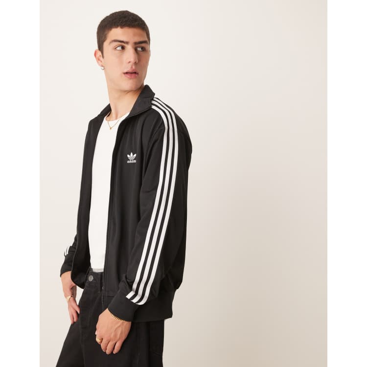 adidas Originals firebird track jacket in black | ASOS