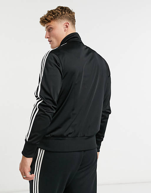 adidas Originals firebird track jacket in black | ASOS