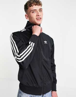 adidas Originals Firebird track jacket in black ASOS