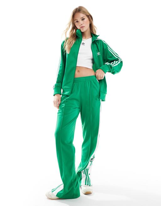 adidas Originals firebird track jacket in green