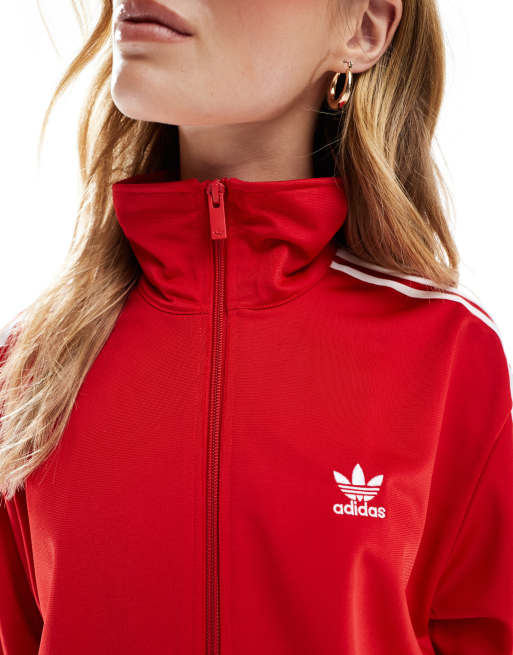 adidas Originals firebird track jacket in red