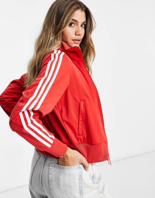 ADIDAS ORIGINALS MEN'S FIREBIRD TRACK JACKET, Red