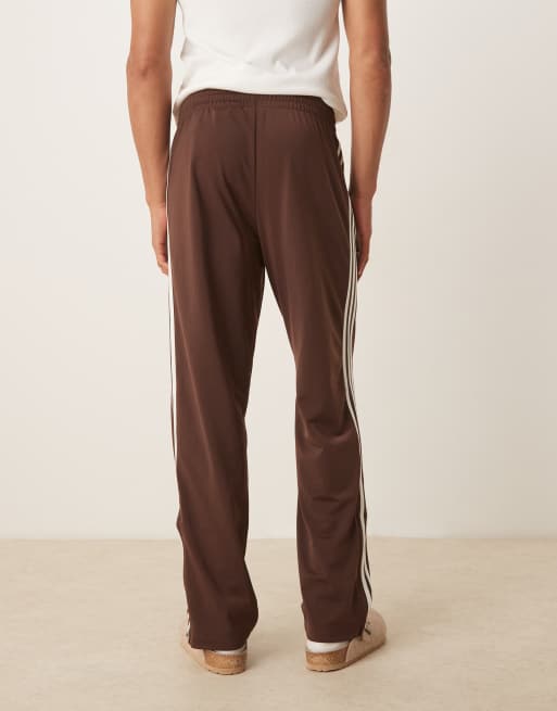 adidas Originals Firebird track pants in brown