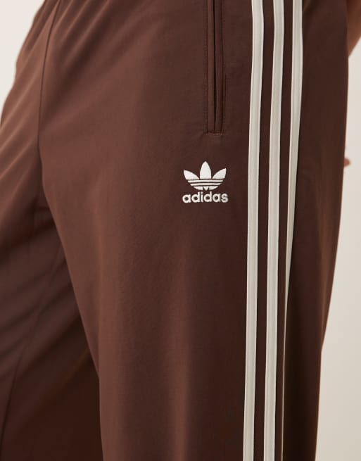 adidas Originals Firebird track pants in brown