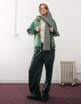 Adidas Originals Firebird Track Pants In Green