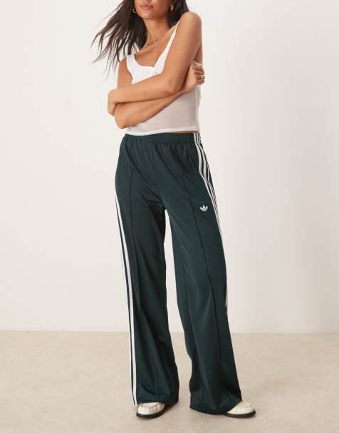 adidas Originals firebird track pants in green - view 1