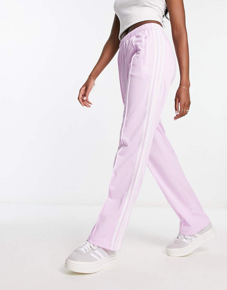 adidas Originals firebird track pants in orchid fusion-Pink
