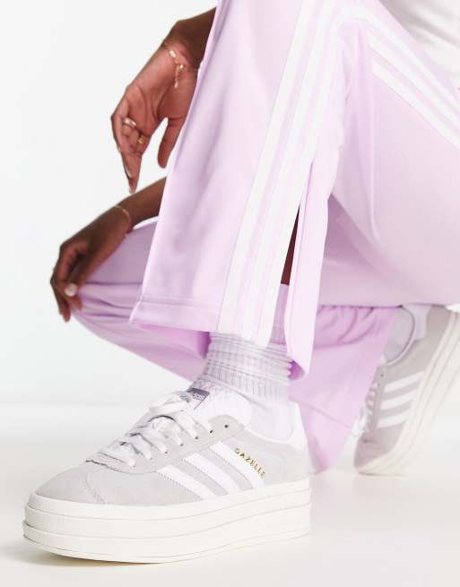 ASOS | fusion pants in adidas Originals track firebird orchid