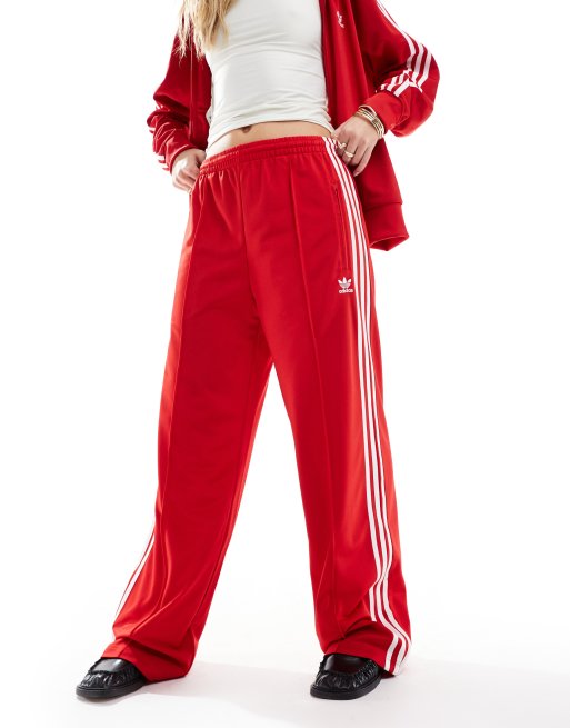 adidas Originals Firebird Track Pants in Red