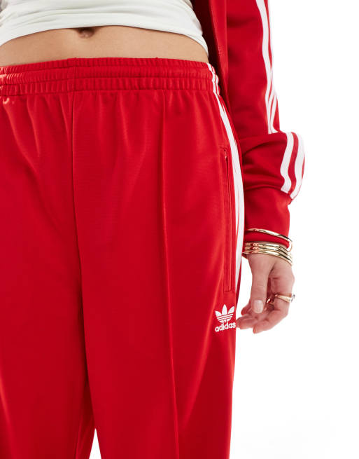 adidas Originals Firebird Track Pants in Red