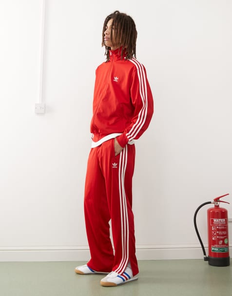 adidas Originals Firebird track pants in red - view 1