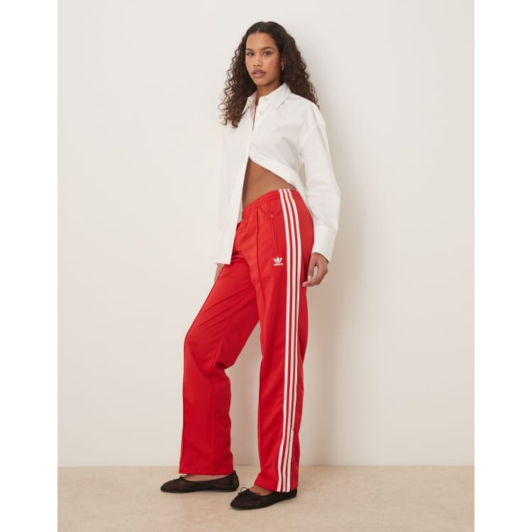 adidas Originals Firebird track pants in red | ASOS