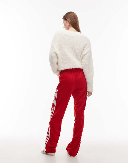 adidas Originals Firebird track pants in red | ASOS