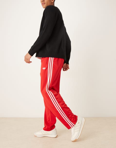 adidas Originals Firebird track pants in red