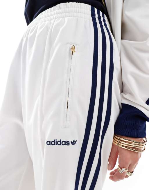 adidas Originals Firebird track pants in white ASOS