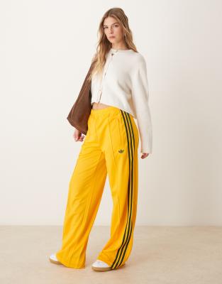 adidas Originals adidas Originals Firebird track pants in yellow-Green