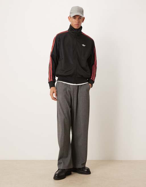 adidas Originals firebird track top in black | ASOS