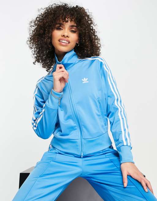 adidas Originals Firebird track top in blue