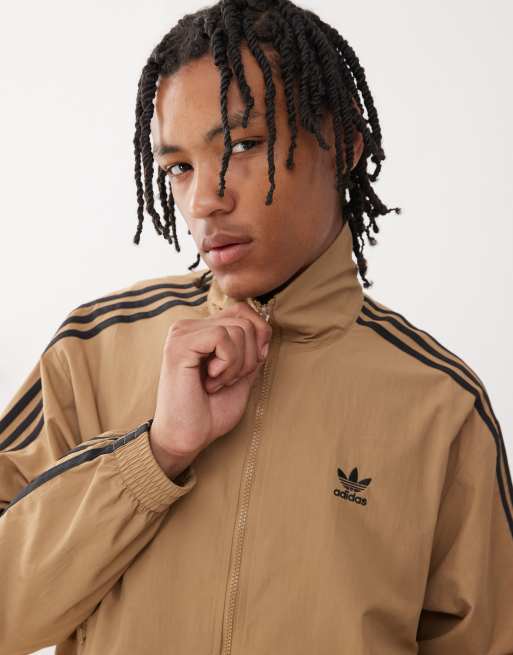 アウターその他 ADIDAS Firebird knit top trace brown JD4604 adidas Knit Top - Brown | adidas Türkiye