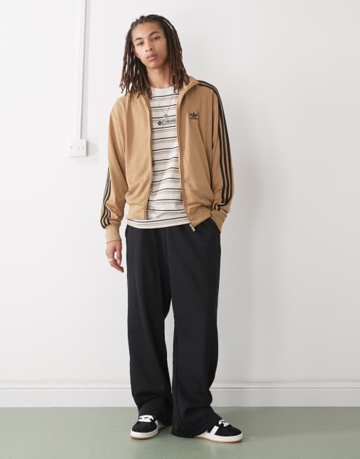 adidas Originals Firebird track top in brown | ASOS