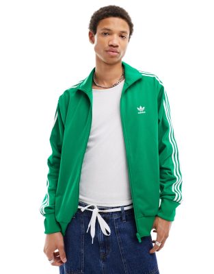 adidas Originals adidas Originals Firebird track top in green