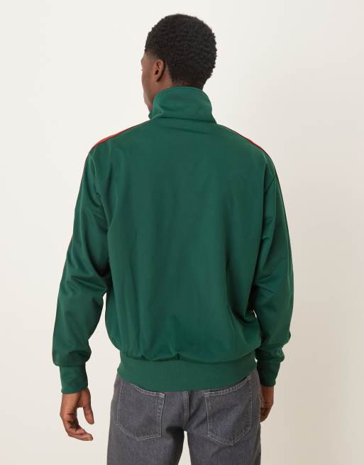 adidas Originals Firebird track top in green | ASOS