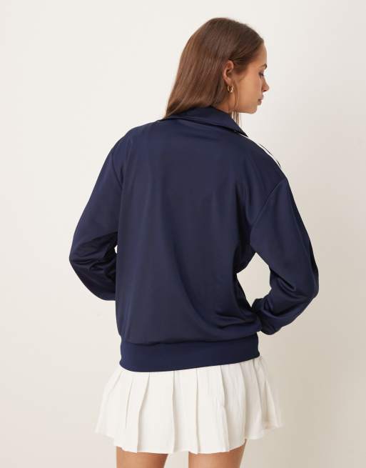 adidas Originals Firebird track top in navy