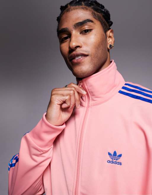 adidas Originals Firebird track top in pink | ASOS