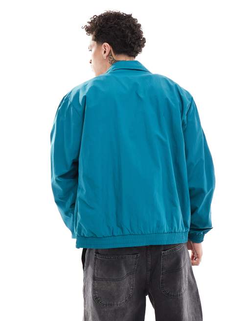 adidas Originals Firebird track top in teal | ASOS