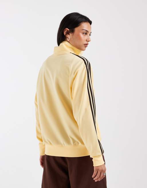 adidas Originals Firebird track top in yellow and brown | ASOS