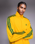 [adidas Originals] adidas Originals Firebird track top in yellow 2XL YELLOW
