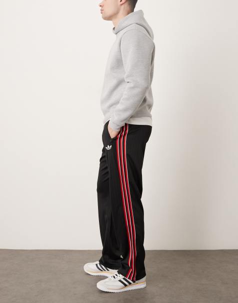 adidas Originals Firebird tracksuit in black and red - view 1
