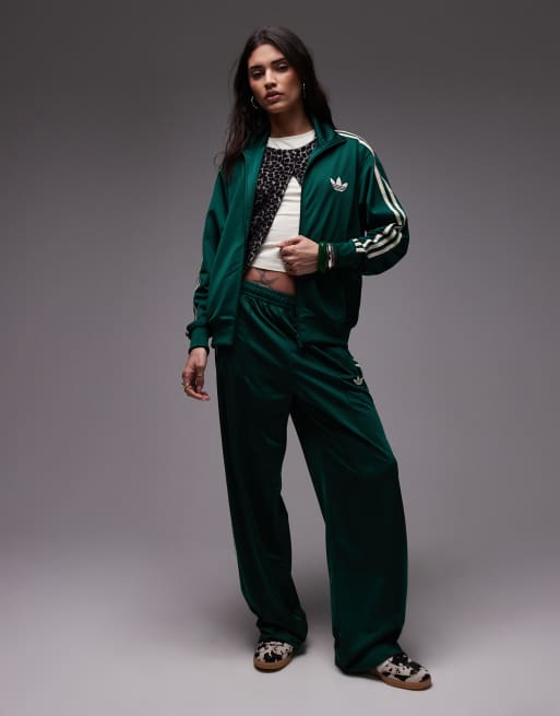 adidas Originals – Firebird – Trainingsanzug in Dunkelgrün, exklusiv bei ASOS