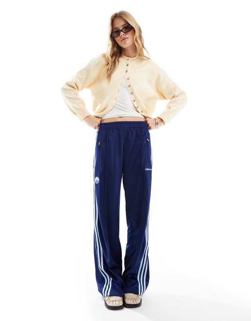 adidas Originals - Firebird - Trainingsbroek in marineblauw met badge