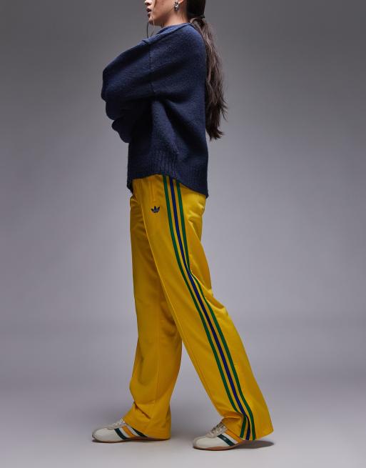 adidas Originals – Firebird – Trainingshose in Gelb und Grün, 2 von 5