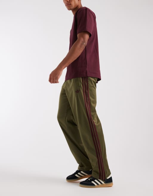 adidas Originals – Firebird – Trainingshose in Olivgrün und Kastanienbraun, 3 von 5