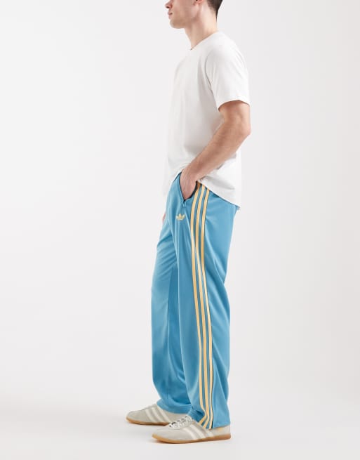 adidas Originals – Firebird – Trainingshose in Preloved-Blau und Orange, 3 von 5