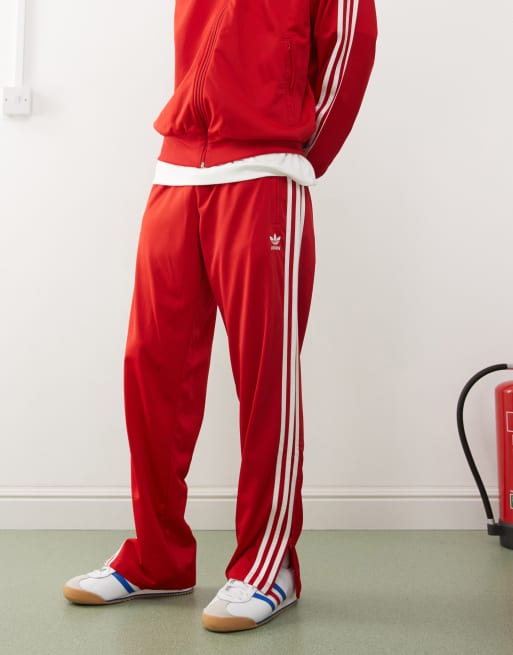adidas Originals Firebird track pants in red