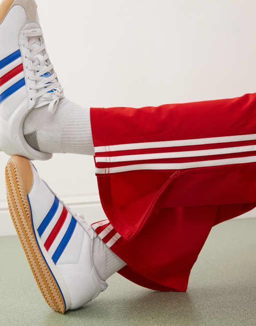 adidas Originals Firebird track pants in red