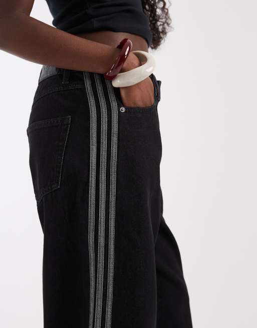 adidas Originals Firebird Trainingshose in Schwarz-Denim, 3 von 5