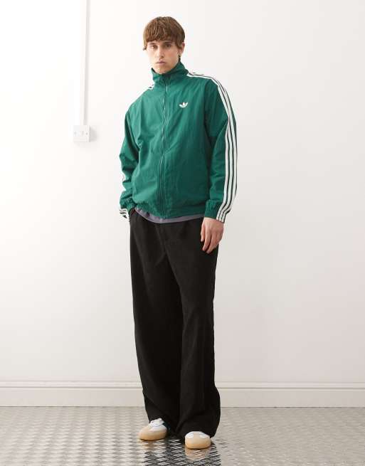 adidas Originals – Firebird – Trainingsjacke aus Webstoff in Collegiate Green, 2 von 5