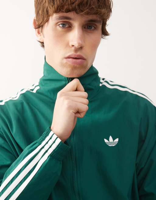 adidas Originals – Firebird – Trainingsjacke aus Webstoff in Collegiate Green, 5 von 5