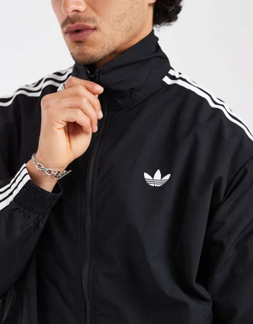 adidas Originals – Firebird – Trainingsjacke aus Webstoff in Schwarz, 3 von 5