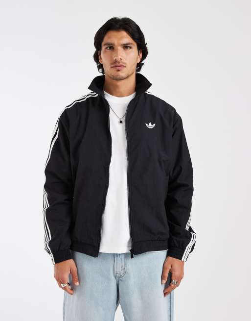 adidas Originals – Firebird – Trainingsjacke aus Webstoff in Schwarz, 4 von 5
